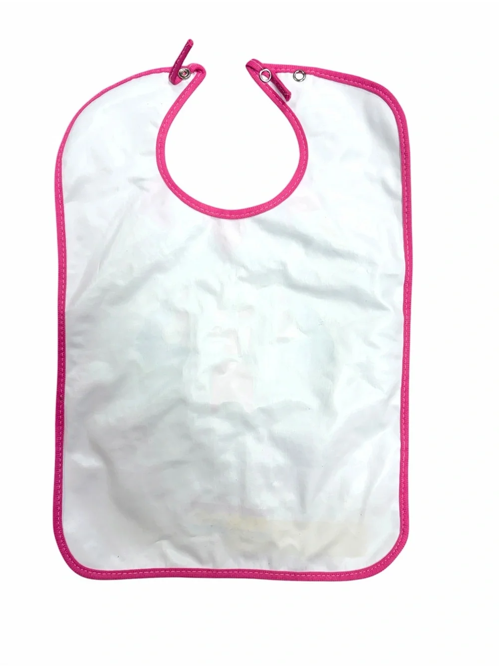 Vintage Harley Davidson Kids Motorcycle Print Bib‎ with Pink Trim